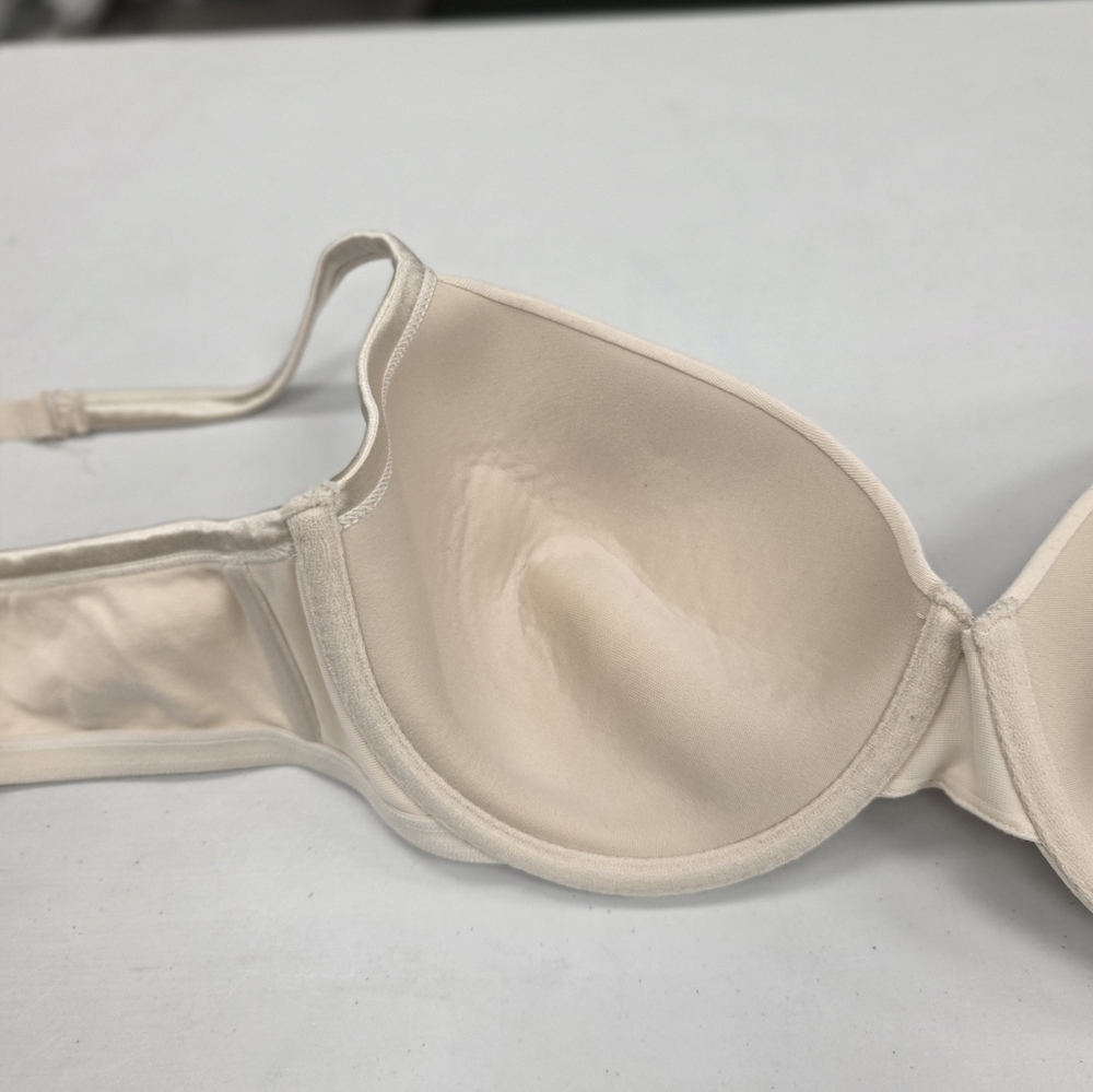 CACIQUE Light Nude Cream Cotton T-Shirt Bra 44C - Picture 10 of 11